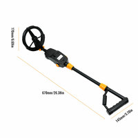 Détecteur de métaux souterrains, traqueur avec bobine de recherche étanche MD1008A, détecteur de métaux et d'or portable