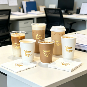 Bolsa Portátil Personalizada para Llevar Té <span class=keywords><strong>Boba</strong></span>, Café o Bebidas, Transparente, de Plástico, para Té de Burbujas, 600ml 700ml, Matcha Negro - Product Image 1