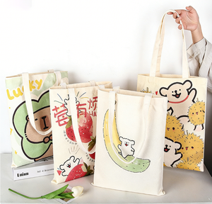 Sac fourre-tout en <span class=keywords><strong>toile</strong></span> tendance avec motif panda pour étudiants, idéal pour la saison des diplômes, en stock, écologique et personnalisable – Meilleures ventes - Product Image 3