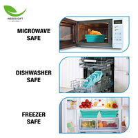 Boîte à Lunch pliante en Silicone, pièces, récipients de stockage des aliments dans la cuisine personnalisés, bols pour le Camping, conteneurs de stockage des aliments