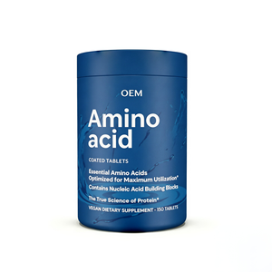 Comprimés d'acides aminés essentiels OEM ODM certifiés GMP Halal, 150 comprimés pelliculés, complément alimentaire - Product Image 1