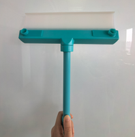 Nettoyeur de vitres Greenwell Eco-Friendly Aqua Blade en silicone avec poignée et serpillière en microfibre pour voiture