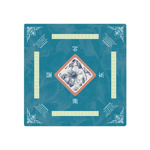 แผ่นรองเล่นไพ่นกกระจอกแบบเงียบ หนา 2 มม. แผ่นรองป้องกันสำหรับไพ่นกกระจอก ป้องกันการลื่น ดีไซน์พกพาแบบม้วนเก็บได้ - Product Image 1