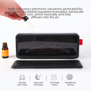 3D mô phỏng ngọn lửa siêu âm độ ẩm Type-C RV 200ml Công suất thay đổi màu sắc dẫn ánh sáng tự động hương thơm 1 năm nhựa - Product Image 6