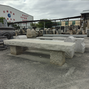 Meubles de jardin, chaises pour la maison, la cour et l'école, bancs et tabourets modernes en pierre de granit naturelle sculptée, bancs de paysage - Product Image 6