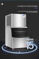 Machine à glaçons en blocs de 500 kg, grands blocs de glace pour marché du poisson, entrepôt frigorifique, machine à glaçons commerciale