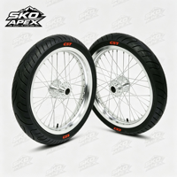 Pièces de moto électrique Surron Light Bee X LBX 17" Street Performance Motard System CNC Black Hub CST 90/80-17 Road Tires