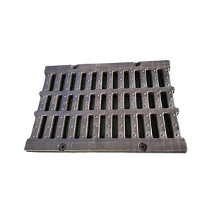 Caillebotis en acier galvanisé, canal de drainage en résine polymère pour l'eau de pluie - Product Image 1