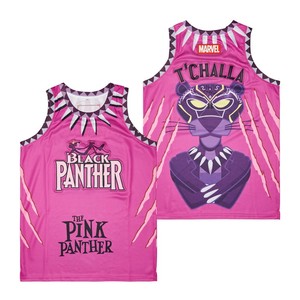 <span class=keywords><strong>Maglia</strong></span> da basket da <span class=keywords><strong>uomo</strong></span> la pantera nera rosa <span class=keywords><strong>Marvel</strong></span> S-XXL - Product Image 6