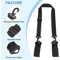 Sangle de transport multifonctionnelle en nylon pour skis et bottes de ski, réglable, avec logo personnalisé