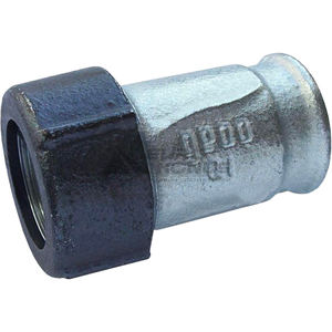 Raccord à compression femelle en fonte 1 "x 31", surface lisse, acier au carbone, zinc, plastique pour tuyau de 50mm - Product Image 3