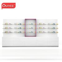 Étagères de supermarché en MDF robustes, unités d'étagères de pharmacie, garantie 3 ans, présentoirs gondoles de haute qualité, marque OUYEE