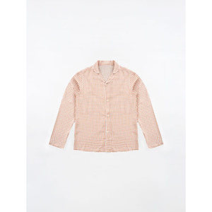เสื้อแขนยาวสีน้ำตาลเข้มสำหรับฤดูใบไม้ร่วงพิมพ์ลายลำลองแบบถักระบายอากาศได้ดี - Product Image 1