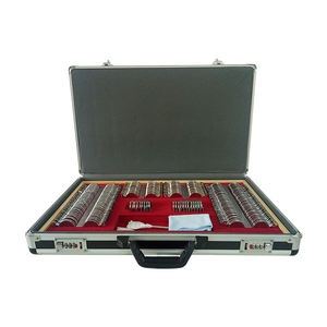 Caja de lentes de optometría, juego de lentes de prueba con borde de Metal, precio de distribuidor de JSL-232 - Product Image 1