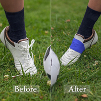 Bandeaux élastiques en silicone DZH pour entraînement de football, lacets antidérapants, protections de chaussures multicolores pour le football