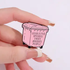 New Arrival Cute Cartoon Pink Styles Metal Badge Anime Lapel Pins Brooch Custom Soft Hard Enamel Pin