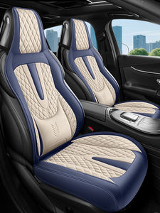 Protector de Asientos de Coche de Cuero Nappa Premium, Juego Completo de 5 Piezas, Ajuste Universal, Accesorios Interiores para Auto, Funda de Asiento Antideslizante - Product Image 1