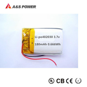 Battery Rechargeable Li-polymer battery Battery 402030 <span class=keywords><strong>3</strong></span>,7 V 200mAh 0.74Wh Battery lithium battery - Product Image 5