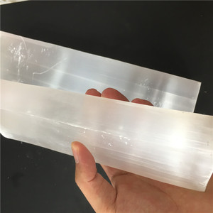 Vendita calda ibg size bianco naturale <span class=keywords><strong>fette</strong></span> di selenite gesso per la decorazione domestica - Product Image 2