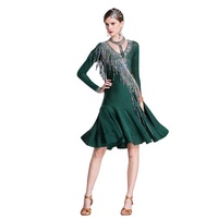 L-18242 norme Nationale costume de danse Latine robe seau personnalisé cowboy robe adulte compétition féminine robe de danse Latine