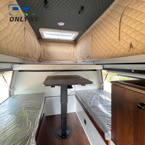 ONLYWE Muebles de Cocina Pequeños para Autocaravanas, Unidades de Cocina para Autocaravanas, Cama <span class=keywords><strong>Elevable</strong></span> para Autocaravanas <span class=keywords><strong>con</strong></span> <span class=keywords><strong>Techo</strong></span> Abatible, Armarios para Autocaravanas, Autocaravanas <span class=keywords><strong>con</strong></span> Aire Acondicionado - Product Image 4