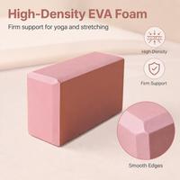AeroMara Eva Yoga Brick Bloc d'étirement de danse haute densité 23x15x7,5 cm 120 g pour enfants et adultes