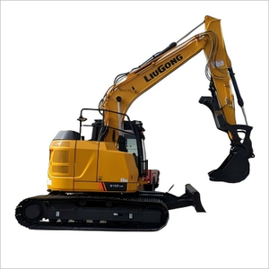 Pequeña excavadora sobre orugas 915FCR, equipo de paisajismo agrícola, excavadora compacta, maquinaria de construcción móvil de tierra - Product Image 1