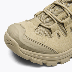 Bottes de randonnée en maille beige DSF26 respirantes pour l'extérieur toutes saisons, design montant - Product Image 2