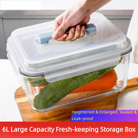 Contenants de stockage en verre extra-larges avec couvercles 3L-6L, hermétiques, compatibles micro-ondes, bocaux de conservation alimentaire portables, préparation des repas pour la rentrée scolaire