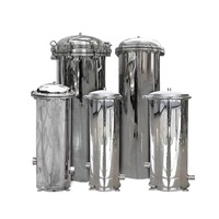 Boîtier de filtre à cartouche en acier inoxydable SS304 316 de marque STK pour moteur de machine, système de traitement de l'eau, pompe, réservoir sous pression