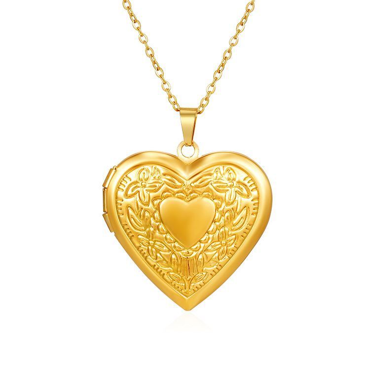 9 cuori al centro dell'amore dorato ms-528j