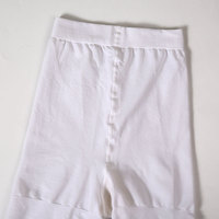 Collants de compression anti-embolie en nylon blancs personnalisés à bout ouvert 15-20 mmHg pour les infirmières qui restent longtemps debout
