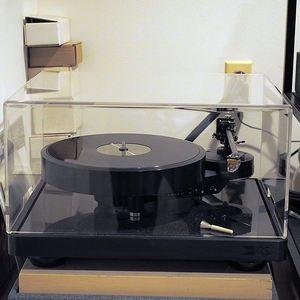 Luckyageli — couvercle anti-poussière pour plateau tournant Audio, en acrylique, transparent, pour clecaraudio, humeur, vente en gros - Product Image 6