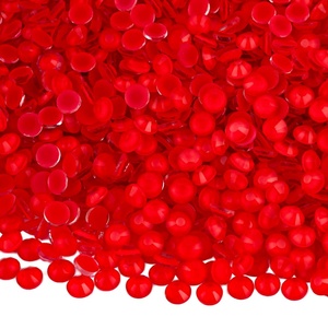 OLeeya Strass en verre à dos plat SS3, petite taille, en stock, non thermocollants, pour la décoration DIY et l'artisanat - Product Image 3