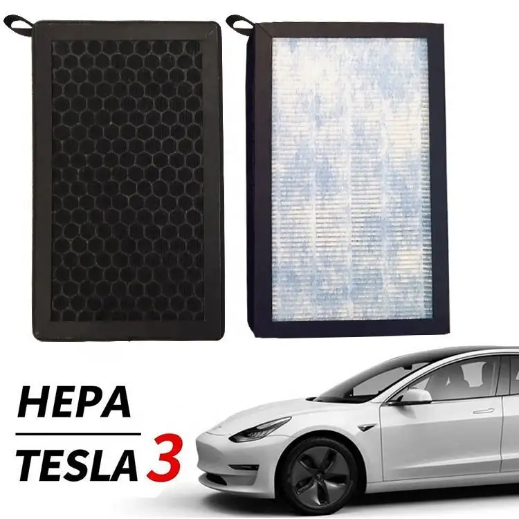 Aksesuarları parçaları iç kabin HAVA GİRİŞİ ekran klima filtresi Tesla modeli 3/Y için