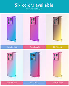 Pour étui Moto Edge 50 Ultra, femmes mignon clair dégradé antichoc coin souple TPU couverture de téléphone portable pour Motorola Moto X50 Ultra - Product Image 2