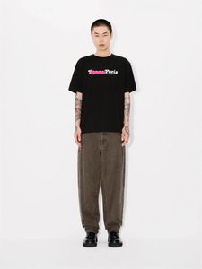 <span class=keywords><strong>Camiseta</strong></span> Unisex Vintage Primavera-Verano 2025, Nueva, con Estampado de Dibujos Animados en la Espalda, Cuello Redondo, Manga Corta, Ajuste Holgado, Transpirable, de Algodón - Product Image 4