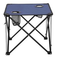 Table de pique-nique d'extérieur pliable et moderne ultra-légère, cadre en fer Oxford, portable pour 2 personnes, camping, barbecue, loisirs