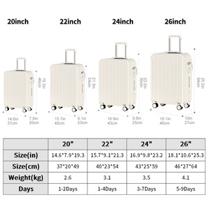<span class=keywords><strong>Maleta</strong></span> de Viaje Multifuncional de Moda con Portavasos, Interfaz USB, Gancho Lateral, Ruedas con Freno, <span class=keywords><strong>Maleta</strong></span> de Lujo - Product Image 5