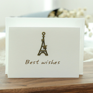 Tarjetas de Agradecimiento con Impresión Personalizada y Logotipo en Relieve, Tarjetas de Felicitación, Invitaciones de Boda con Sobre - Product Image 4