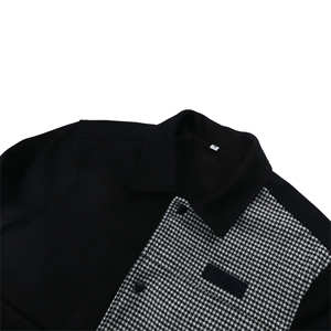 Nuove Camicie Casual da Uomo di Lusso a Maniche Lunghe in Cotone dal Designer Vestibilità <span class=keywords><strong>Regular</strong></span> <span class=keywords><strong>Fit</strong></span> Fashion Patchwork - Product Image 3
