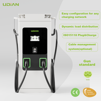 Borne de recharge DC NACS haute tension 320 kW, station de recharge ultra-rapide de qualité commerciale pour flotte de camions lourds