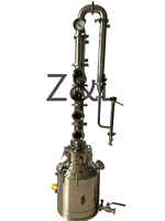 Accueil Distillateur 30L 50L 100L 200L Condenseur Distillation Colonne Vodka Distillateur Machine