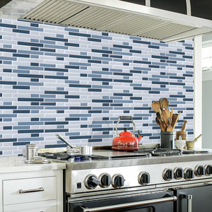 <span class=keywords><strong>Carrelage</strong></span> intelligent en <span class=keywords><strong>vinyle</strong></span> Composite poli, <span class=keywords><strong>blanc</strong></span>, bleu, gris et argent, 9 à 10 pouces, 4 pièces - Product Image 5