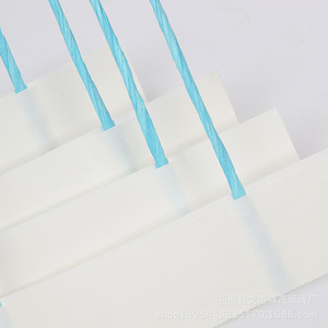 Venta al por mayor de fábrica de asas para bolsas de papel, cuerda de papel kraft, cuerda para bolsas de papel, cuerda de papel kraft, cuerda de papel de colores - Product Image 4