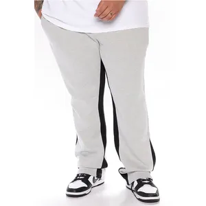 Oem Heavyweight Straight Leg Mens Stacked Pants Track Joggers Flare Sports Baggy Sweatpants