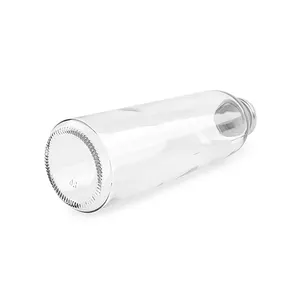 Botella de vidrio transparente para pasta de tomate con tapa de aluminio, 250ml, 350ml, 500ml