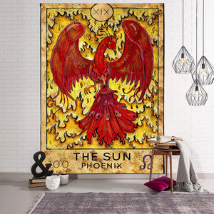 Tapiz de Tarot con Figura Mítica, Estilo Étnico, Decoración del Hogar, Tela Colgante de Poliéster, Impresión Digital, Tapices de Pared de Tarot - Product Image 1