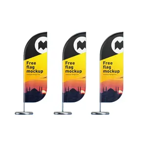 Individuelles fliegendes Tränen-Banner Werbung Strand-Flaggstange Verkauf Jetzt offenes Haus Autowaschanlage Wäsche individuelle Federn-Flagge