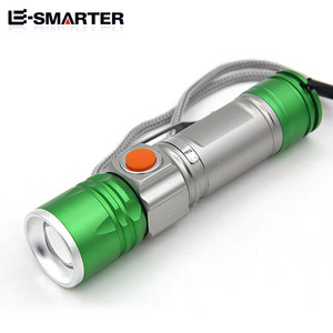 E-SMARTER 5152 ไฟฉาย LED แบบชาร์จไฟได้อลูมิเนียมอัลลอยด์ไฟส่องสว่างแบบพกพาขนาดเล็กสำหรับใช้ในบ้าน - Product Image 1
